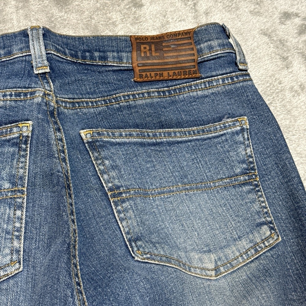 Polo Jeans Co Ralph Lauren Saturday Bootcut Jeans Womens 8x32 Rehemmed To 32x30 - Picture 3 of 11